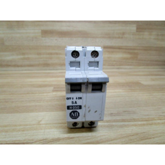 Allen Bradley 1492-CB2H050 Breaker 1492CB2H050 5A Series B - Used