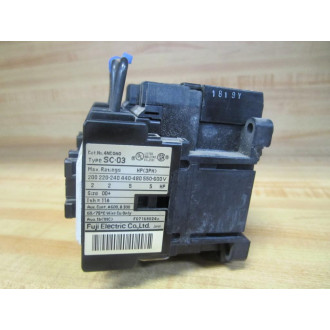 Fuji SC-03 Contactor SC03 Reversing-WSZ-RM - Used