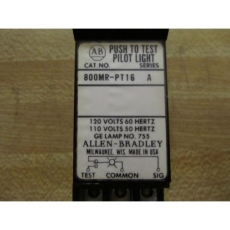 Allen Bradley 800MR-PT16 Pilot Light 800MR-PT16R