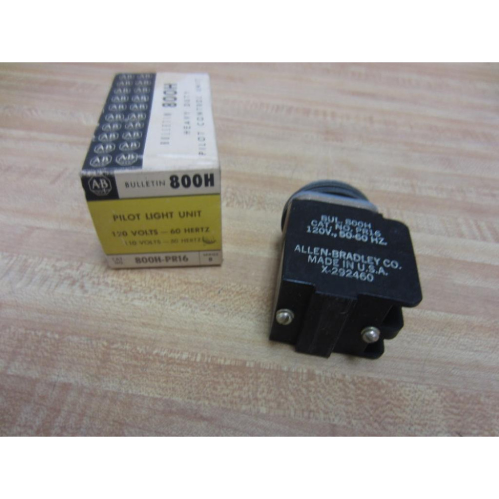 Allen Bradley 800H-PR16 Pilot Light Series B No Lens Cover