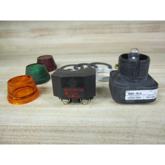 Allen Bradley 800H-PR16 Pilot Light WA,G,R Lens - Used