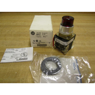 Allen Bradley 800T-QT10R Red Pilot Light 800TQT10R