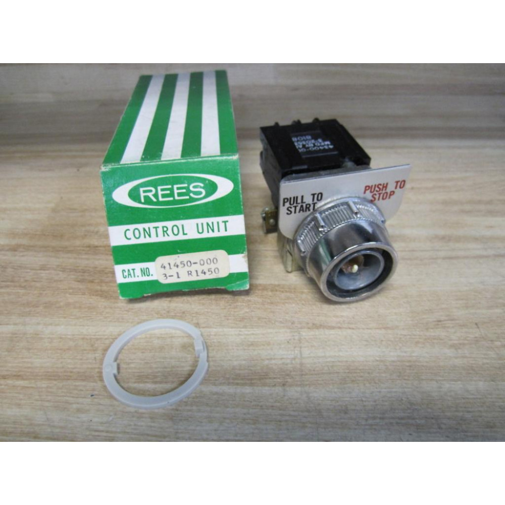 Rees 41450-000 Push Button Operator Broken Bulb - New No Box
