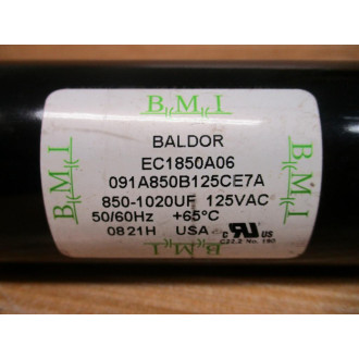 Baldor EC1850A06 ABB Capacitor 850-1020UF 125VAC - New No Box