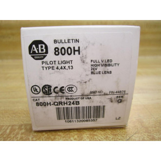 Allen Bradley 800H-QRH24B Pilot Light