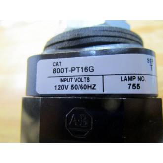 Allen Bradley 800T-PT16G Green Pilot Light W40171-002-01 - New No Box