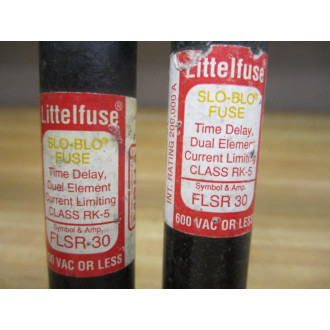 Littelfuse FLSR-30 Fuse Cross Ref 486L36, FLSR030 (Pack of 2) - New No Box
