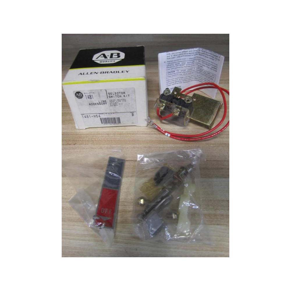 Allen Bradley 1481-N54 Selector Switch Kit 1481N54 Series B
