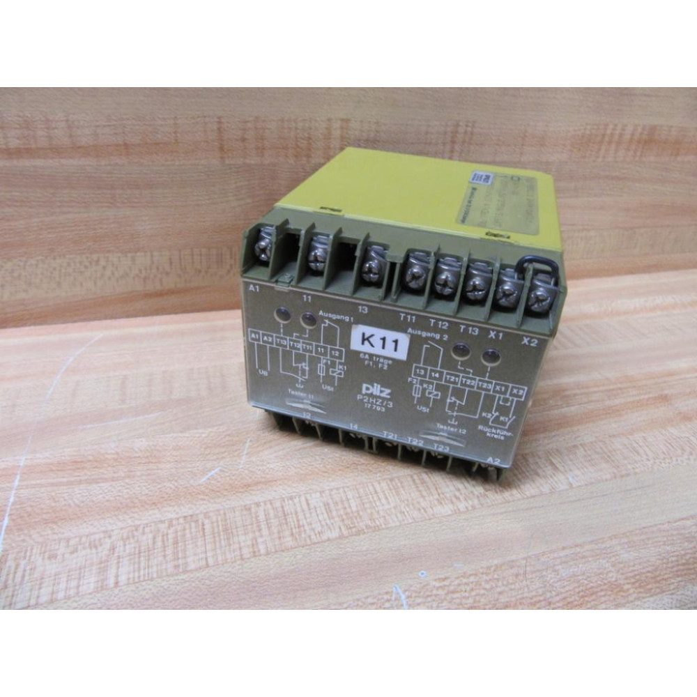 Pilz P2HZ3 24V1A1R Safety Relay P2HZ324DC1A1R - Used Pilz P2HZ3 24V1A1R Safety Relay P2HZ324DC1A1R - Used