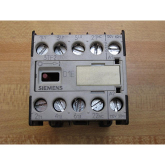 Siemens 3TF2001-0AK6 Contactor 3TF20010AK6 - Used