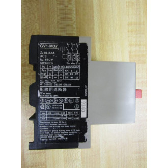 Telemecanique GV1-M07 Motor Protector GV1M07 W GV1-A01 - Used