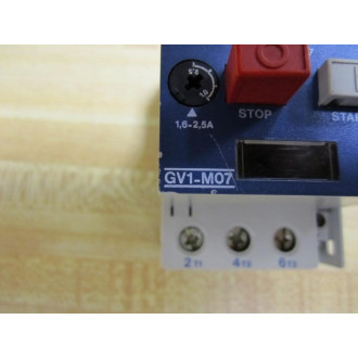Telemecanique GV1-M07 Motor Protector GV1M07 W GV1-A01 - Used