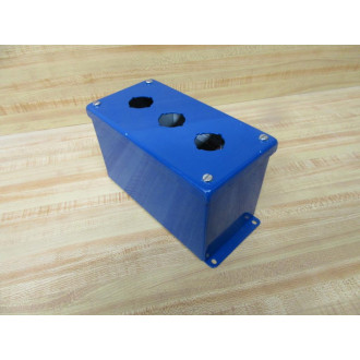 Hoffman E-3 PBX Three Pushbutton Enclosure E3PBX Blue - New No Box