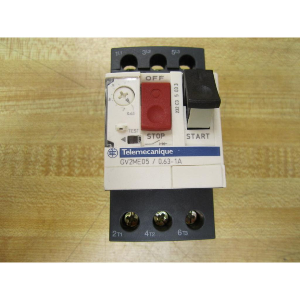 Telemecanique GV2ME050.63-1A Schneider Starter Protector 034303 - Used