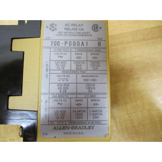 Allen Bradley 700-P000A1 Relay 700P000A1
