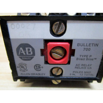 Allen Bradley 700-P000A1 Relay 700P000A1 w700-PB40 - Used