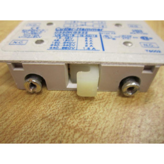 Cutler Hammer C320KGS22 Eaton Auxliary Contact - Used
