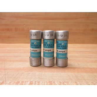 General Electric GF8B6 GE, CLF Fuse (Pack of 3) - New No Box