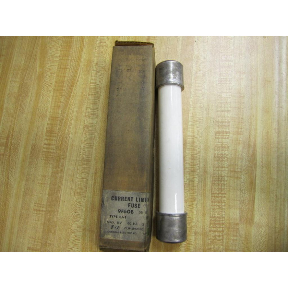 GE General Electric 9F60BDD003 Type: EJ-1 Fuse