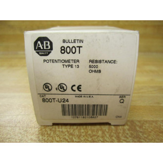 Allen Bradley 800T-U24 Potentiometer Series Q 5000 Ohms