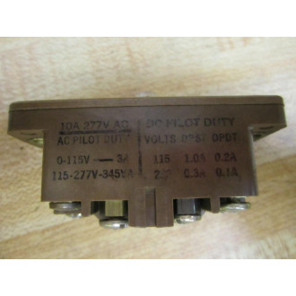Square D 9007-CO5 Snap Switch 9007-C05 Brown - Used