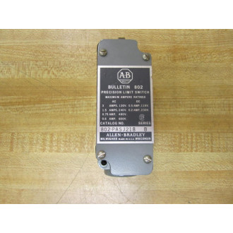 Allen Bradley 802-PASJ218 Limit Switch 802PASJ218 Series B - New No Box