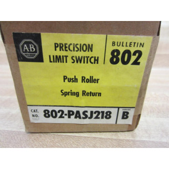 Allen Bradley 802-PASJ218 Limit Switch 802PASJ218 Ser B
