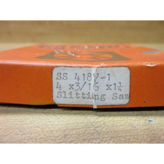 Moon Grinding SS-4187-1 Slitting Saw 4187-1