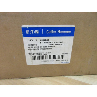 Cutler Hammer HM1R12 Eaton Rotary Handle
