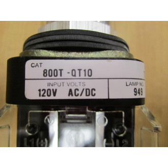 Allen Bradley 800T-QT10 Push Button Red 800T-QT10R (Pack of 2) - New No Box