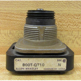 Allen Bradley 800T-QT10 Push Button WO Knob, Series T (Pack of 6) - Used