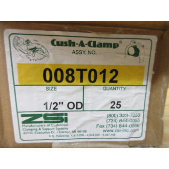 Cush-A-Clamp 008T012 ZSI Clamp Assembly (Pack of 25)
