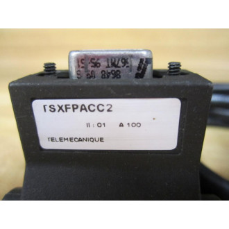 Schneider TSXFPACC2 FIP Link Connector 043672 With 2 Wires - Used