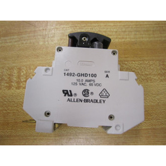 Allen Bradley 1492-GHD100 10A Circuit Breaker 1492GHD100 Series A