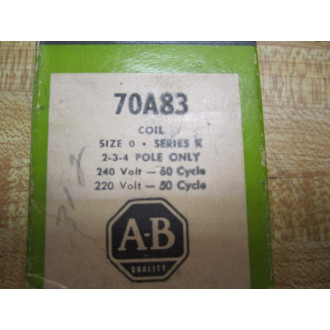 Allen Bradley 70A83 Coil Series K