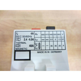 Allen Bradley 140-MN-0400 Motor Starter 140MN0400 Series B - Used
