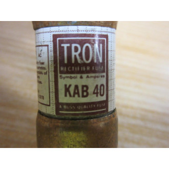 Bussmann KAB-40 Tron Rectifier Fuse 40 Amp KAB40 (Pack of 3) - New No Box