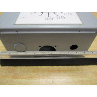 Hoffman A1210CH Enclosure 12 x 10 x 5 Dial Plaque On Door - Used