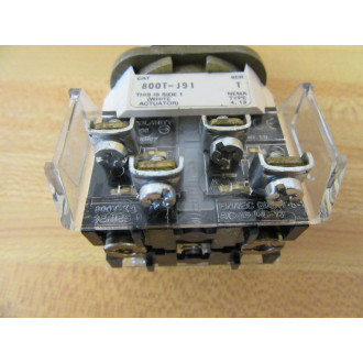 Allen Bradley 800T-J91B Selector Switch 800TJ91B W(2) 800T-XA - Used