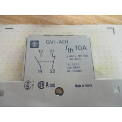 Telemecanique GV1-AO1 Auxiliary Contact Block GV1AO1