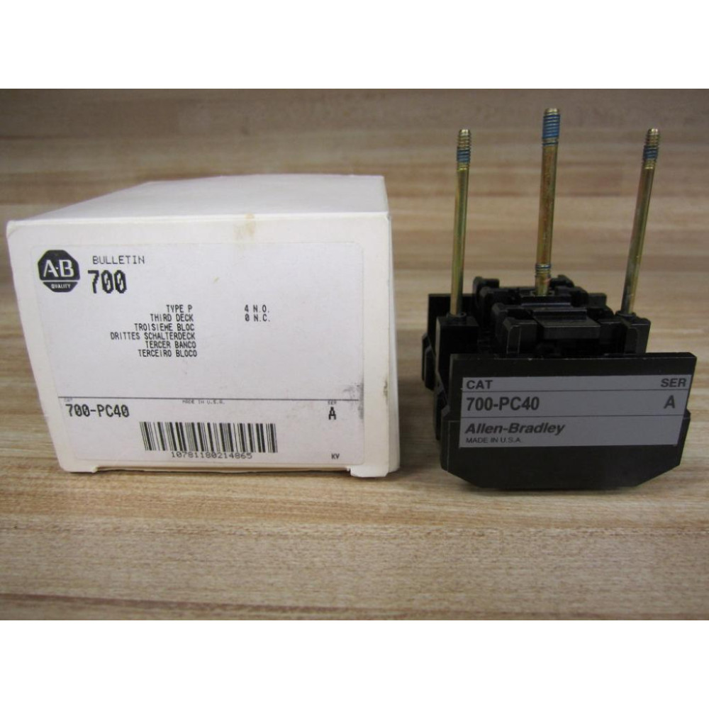Allen Bradley 700-PC40 Second Adder Deck 700PC40 Type P  Third Deck