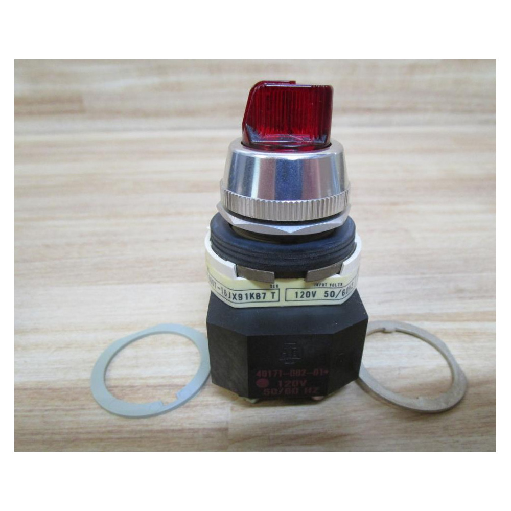Allen Bradley 800T-16JX91KB7 Selector Switch 800T16JX91KB7 Red - New No Box