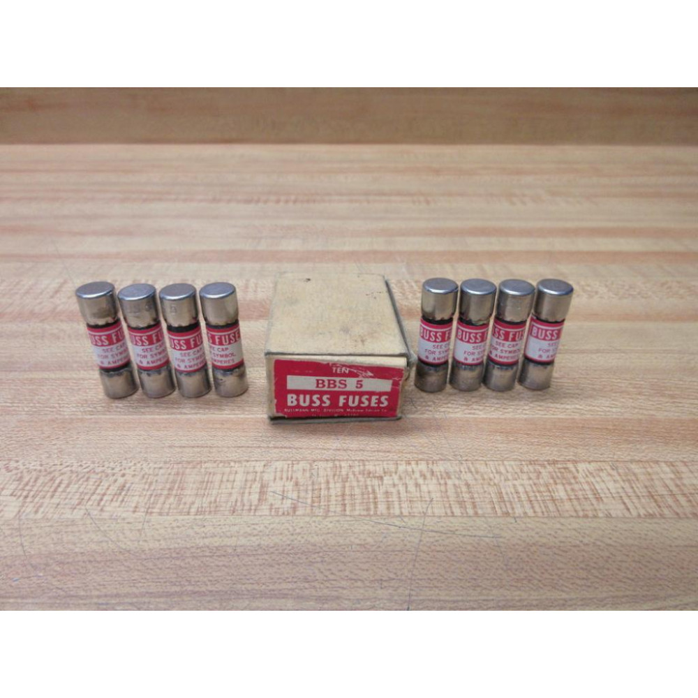Buss BBS-5 Bussmann Fuse Cross Ref 1CT13 (Pack of 8)