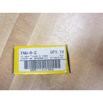 Buss FNQ-R-2 Bussmann Fuse Cross Ref 6F114 (Pack of 10)