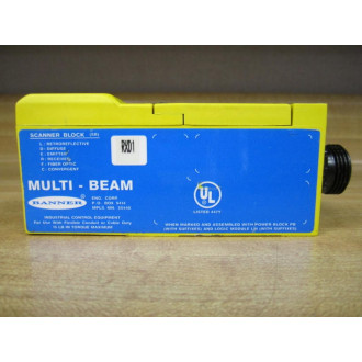 Banner SBRXD1 Scanner Block 25006 - Used