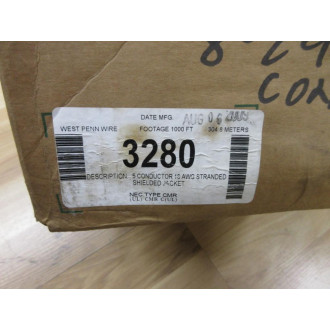 West Penn Wire 3280 Belden Cable 1000'