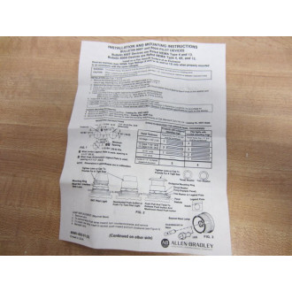 Allen Bradley 800T-PB16 Pushbutton Series T