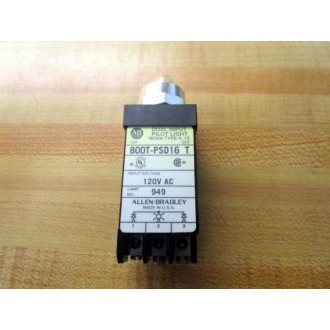 Allen Bradley 800T-PSD16 Pilot Light 800TPSD16 WO Cap (Pack of 7)