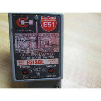 Cutler Hammer E51SBL Eaton Switch Body Ser B2 - Used