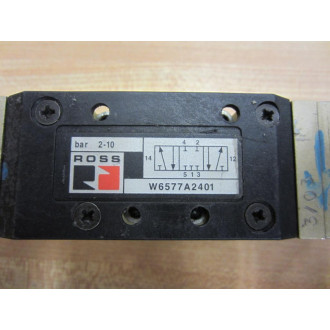 Ross W6577A2401 Pneumatic Pilot Valve 53 Sz1 334B33 2-10 Bar - Used